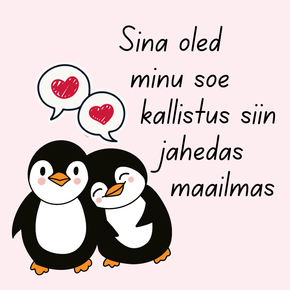 "Sina oled minu soe kallistus siin jahedas maailmas"